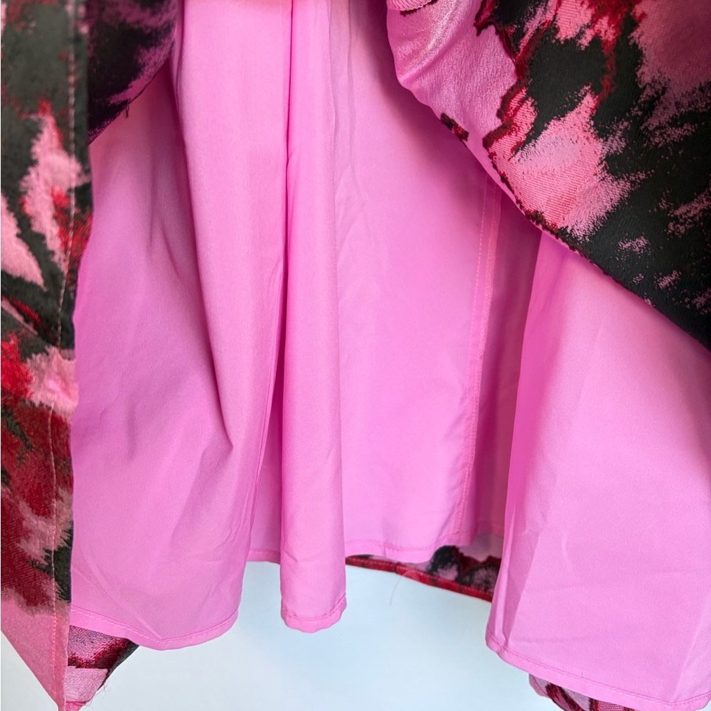 Tuckernuck Jacquard Joss Midi Dress Sz M Cerise Begonia Blossom Eyelet Lace NWT - Picture 16 of 16
